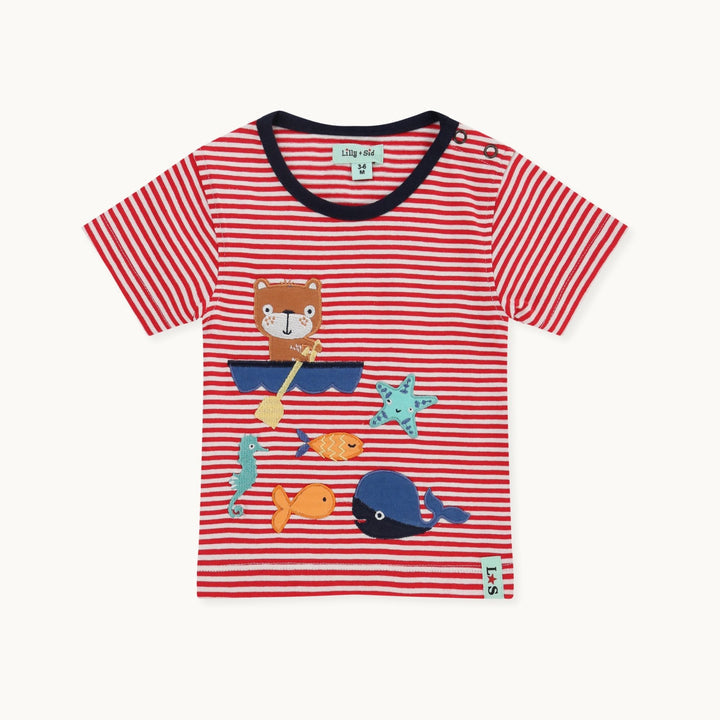 Boat Applique Top and Short Set | Lilly & Sid
