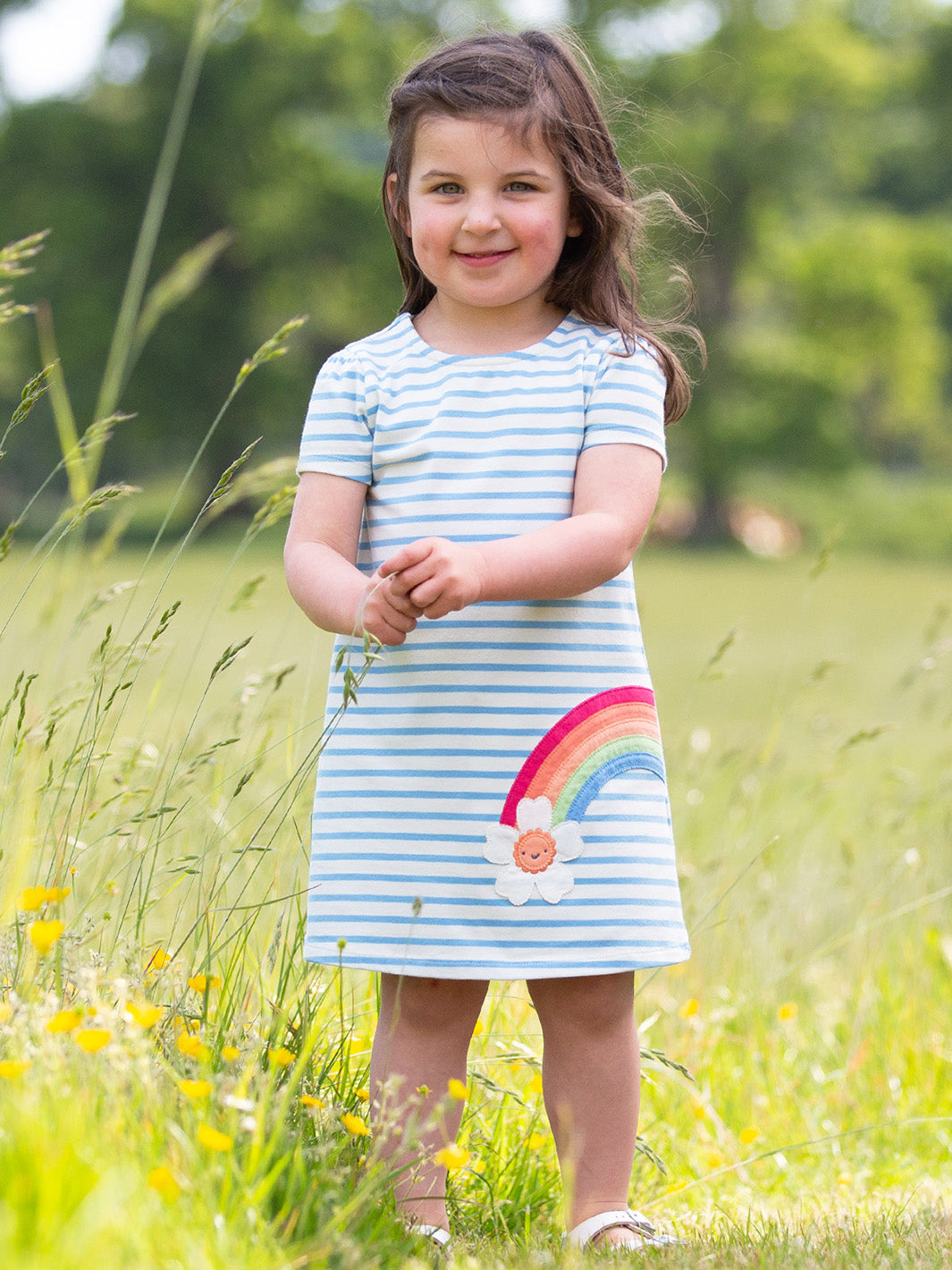 Rainbow Flower Dress | Kite Clothing
