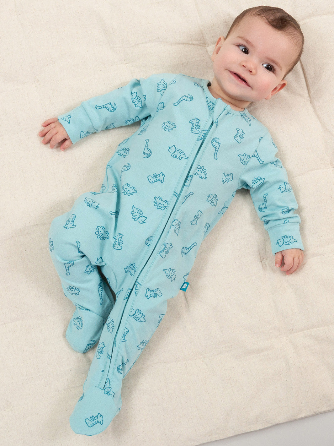 Diddy Dino Sleepsuit | Kite Clothing