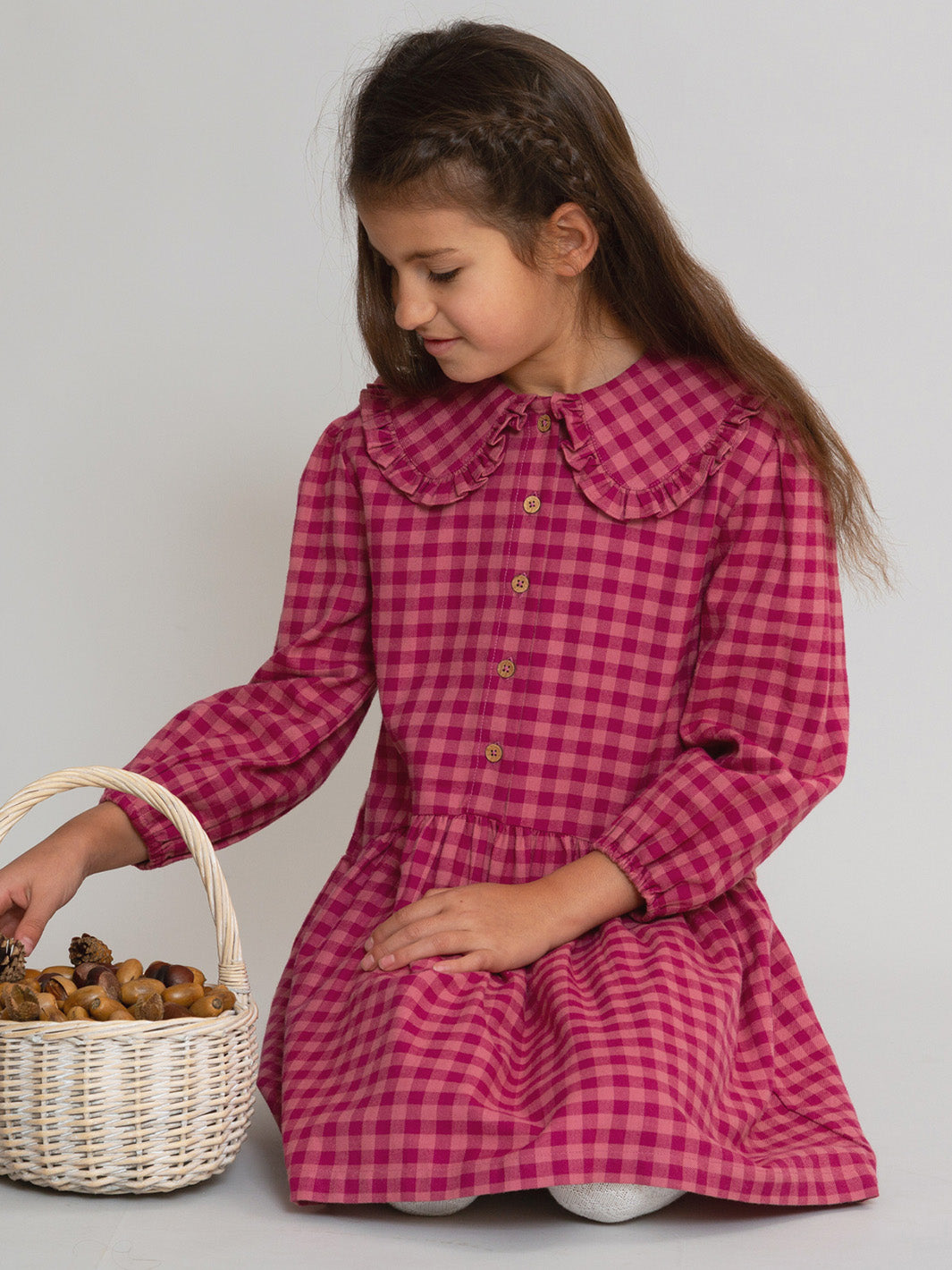 Damson Check Dress | Kite Clothing