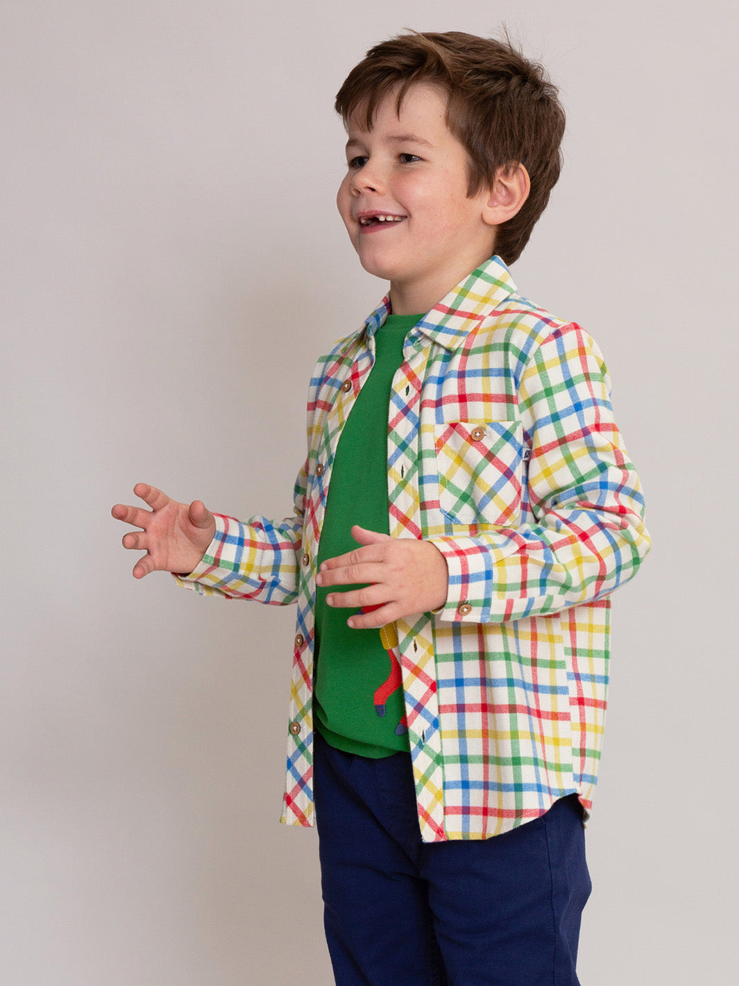 Rainbow Check Shirt | Kite Clothing