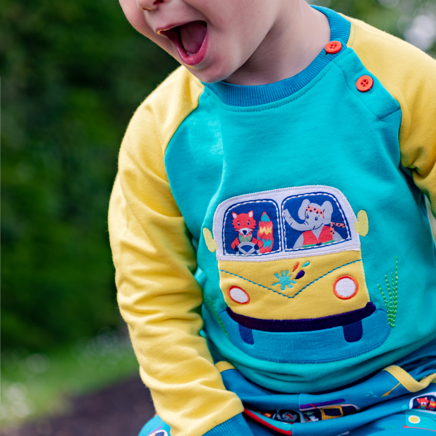 Campervan Sweatshirt | Ducky Zebra
