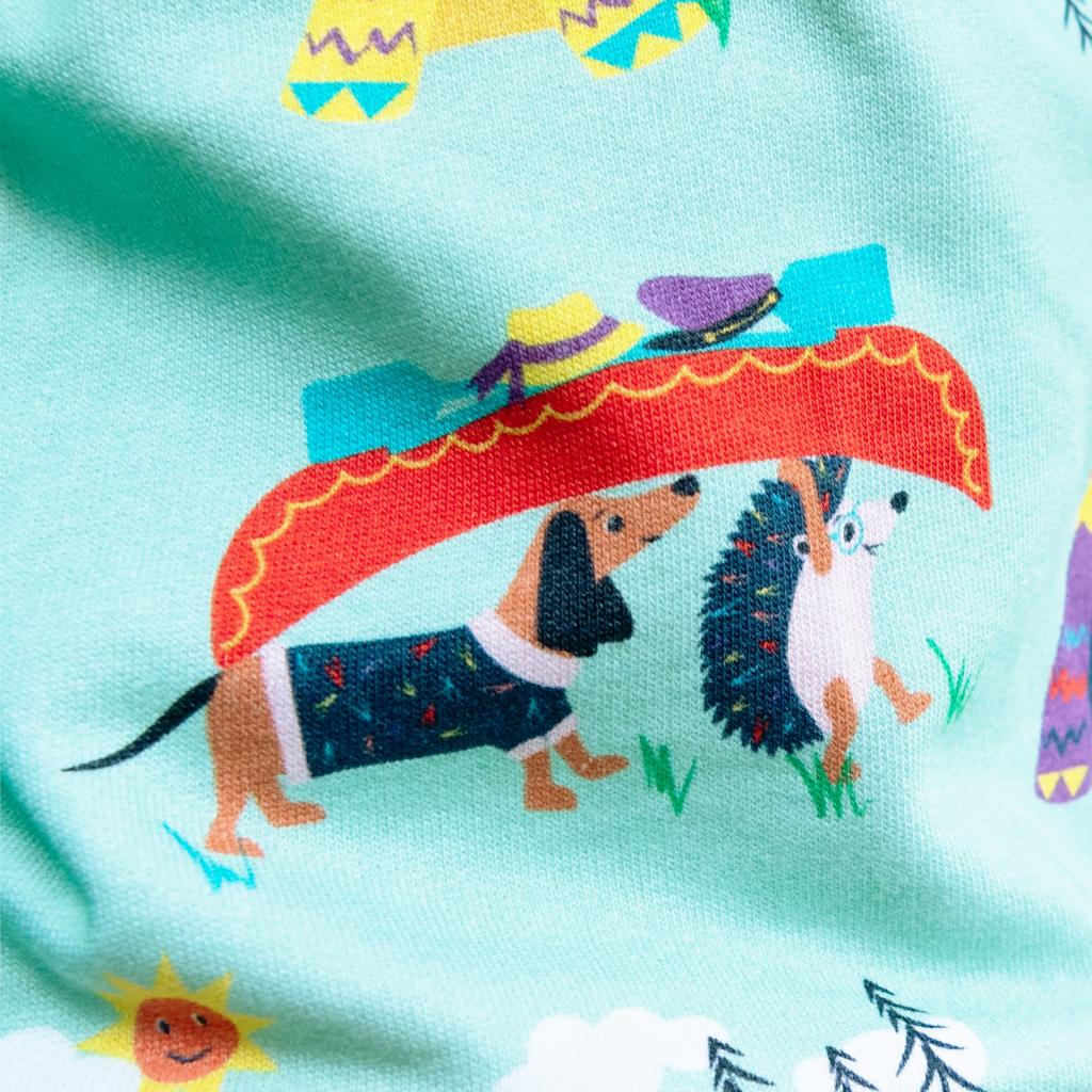 Canoeing Dog & Hedgehog Joggers | Ducky Zebra