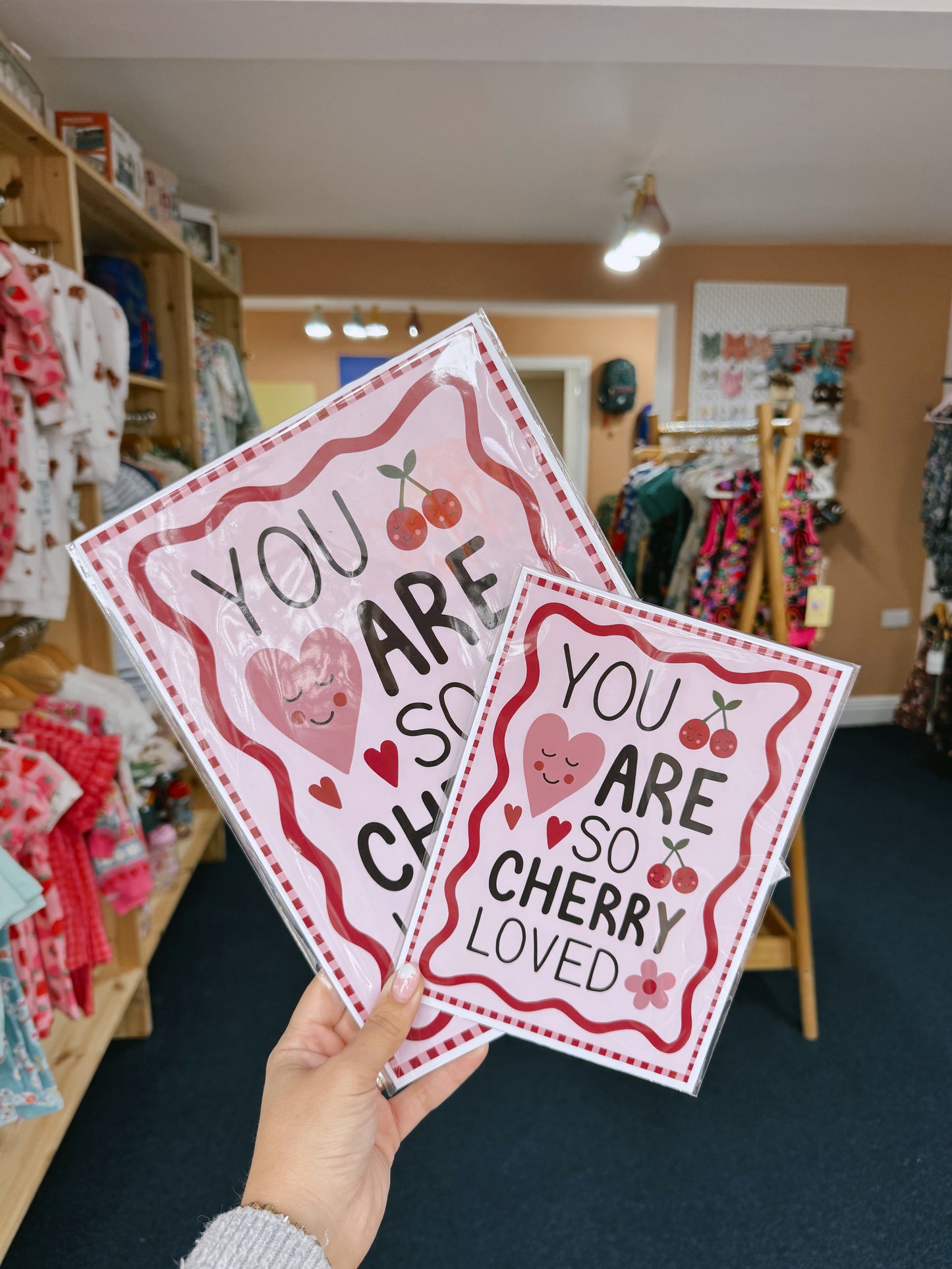 'You are so cherry loved' Print | Periodic Prints