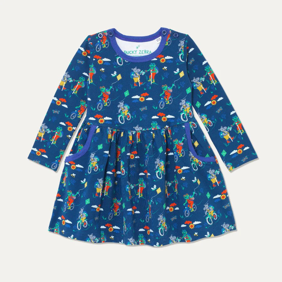 Organic Cotton Yorkshire Moor Skater Dress