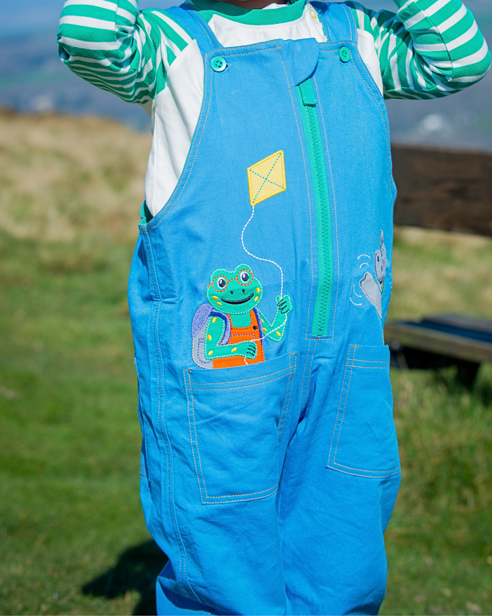 'More Moor!' Organic Cotton Kids Dungarees | Ducky Zebra