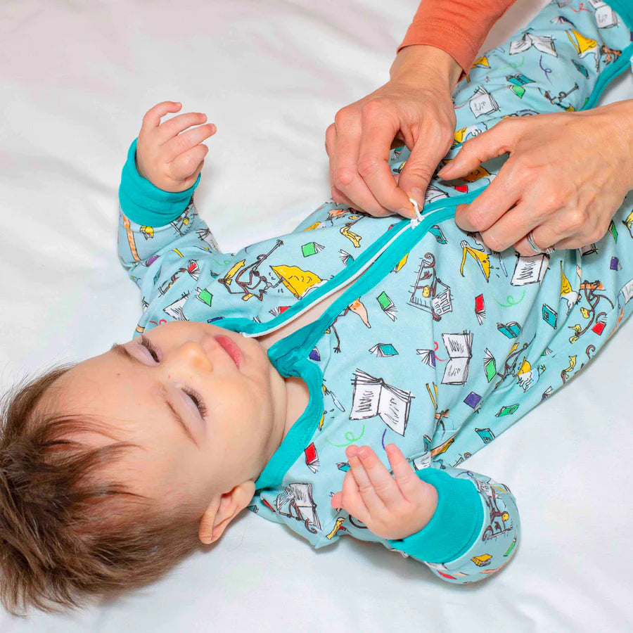 Roald Dahl ‘The Giraffe and the Pelly and Me’ Zip-up Sleepsuit | Ducky Zebra