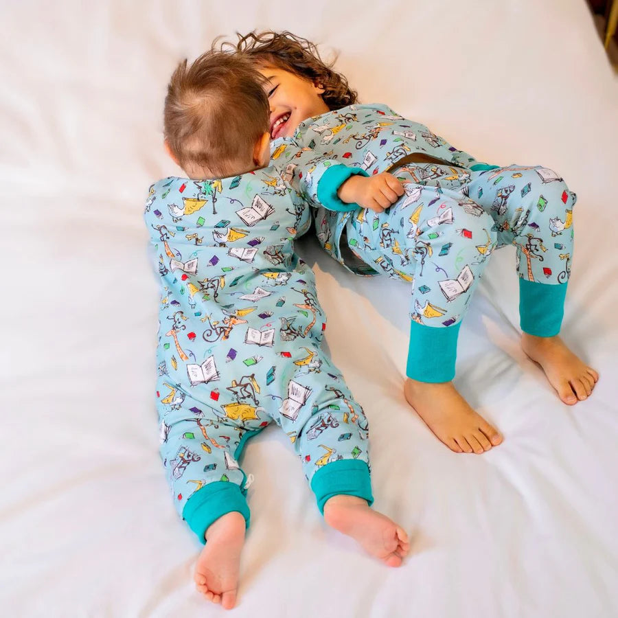 Roald Dahl ‘The Giraffe and the Pelly and Me’ Zip-up Sleepsuit | Ducky Zebra