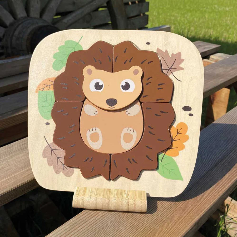 Woodland Hedgehog Raised Puzzle | Jumini Toys