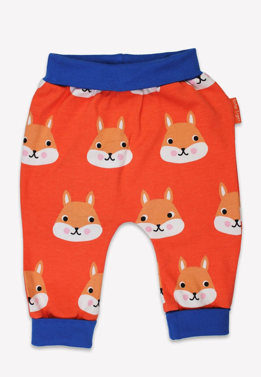 Organic Squirrel Print Yoga Pants