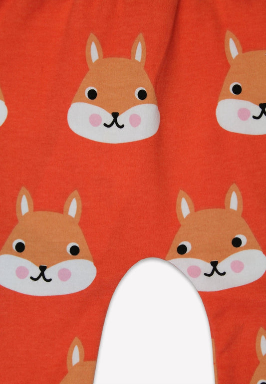 Organic Squirrel Print Yoga Pants | Toby Tiger