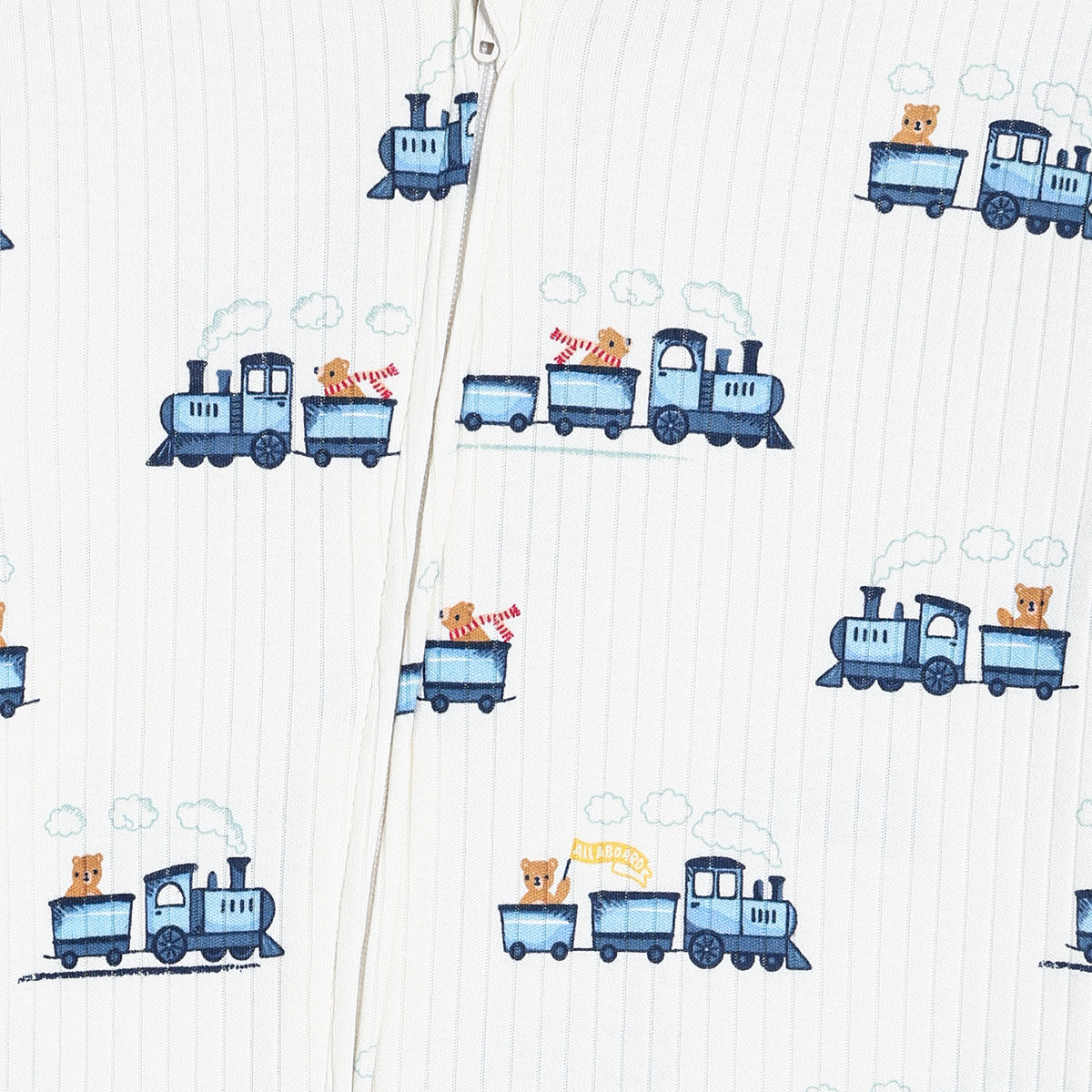 Train Printed Romper | Mini Cuddles