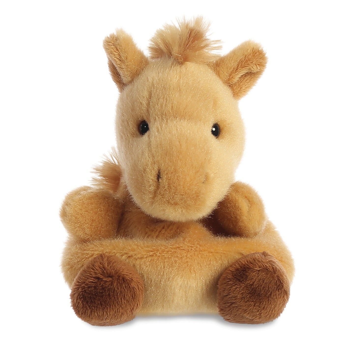 Brown plush horse 