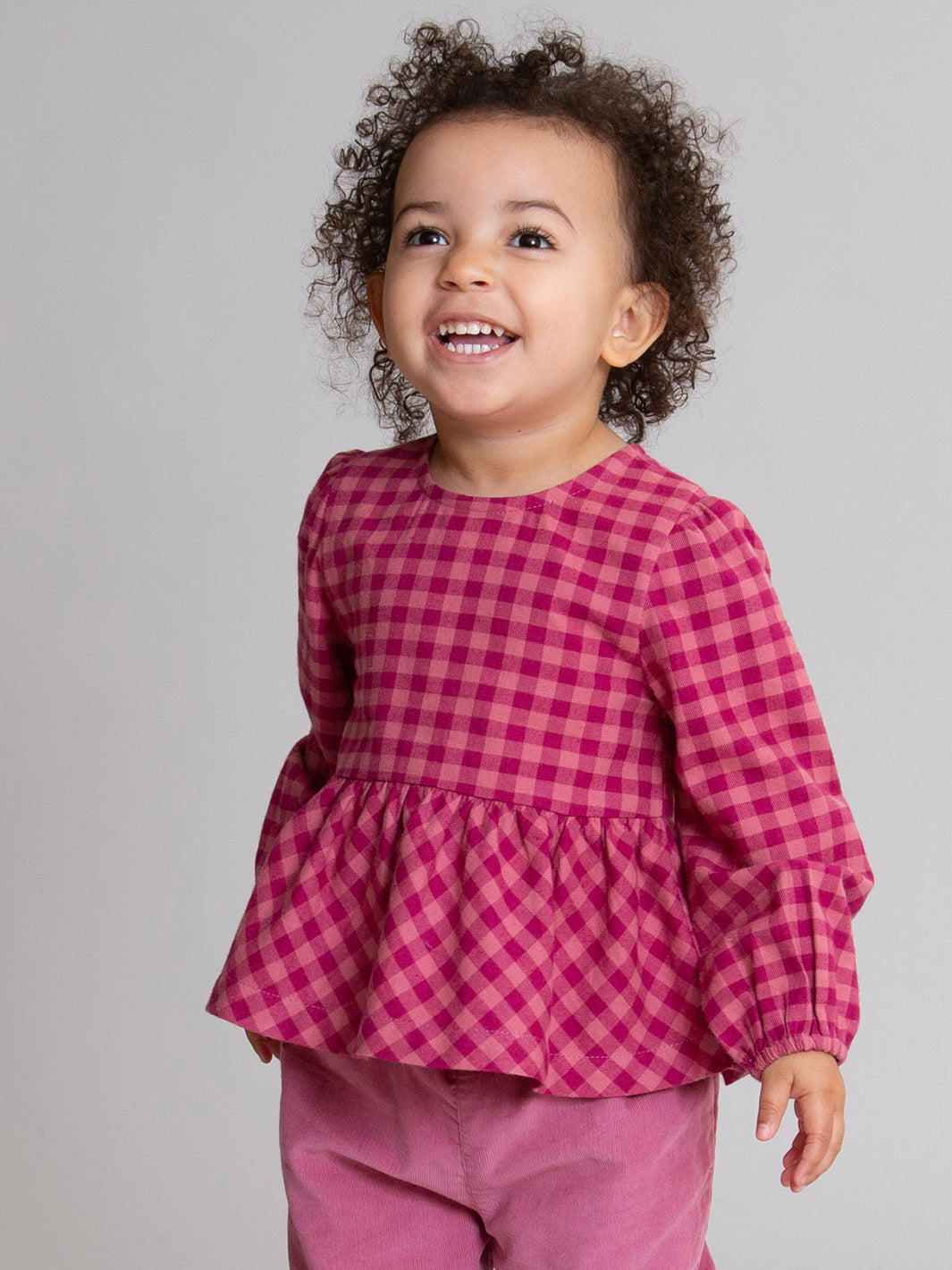 Damson Check Blouse | Kite Clothing
