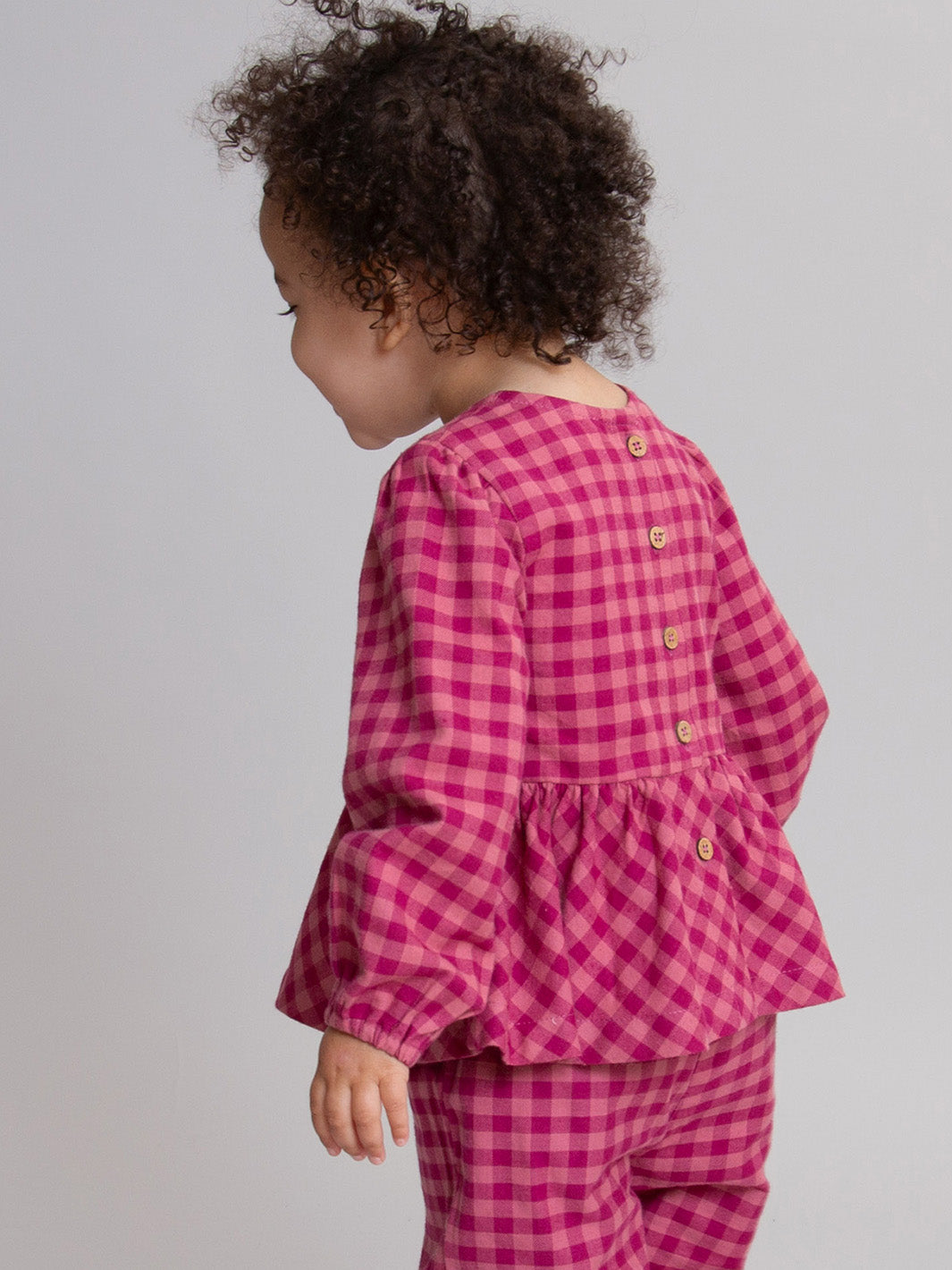 Damson Check Blouse | Kite Clothing