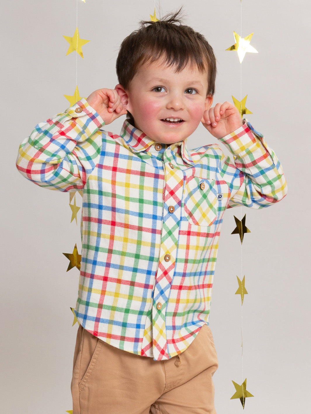 Rainbow Check Shirt | Kite Clothing