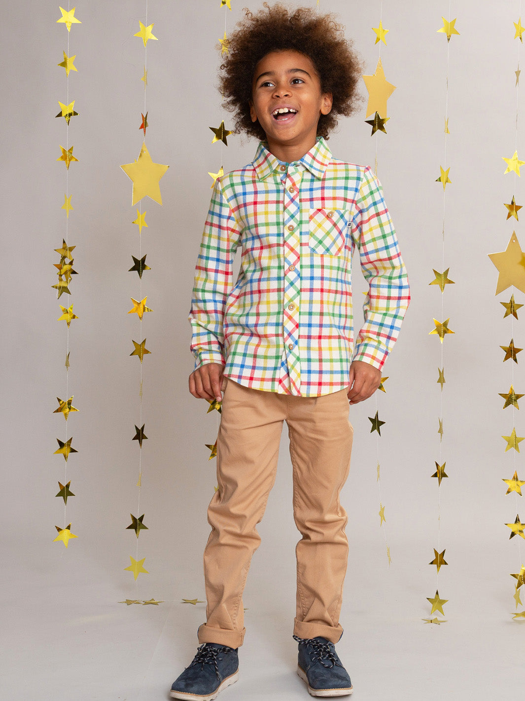 Rainbow Check Shirt | Kite Clothing