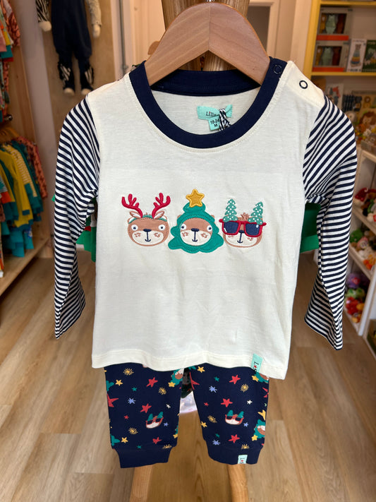 Festive Mix & Match Top and Trousers | Lilly & Sid