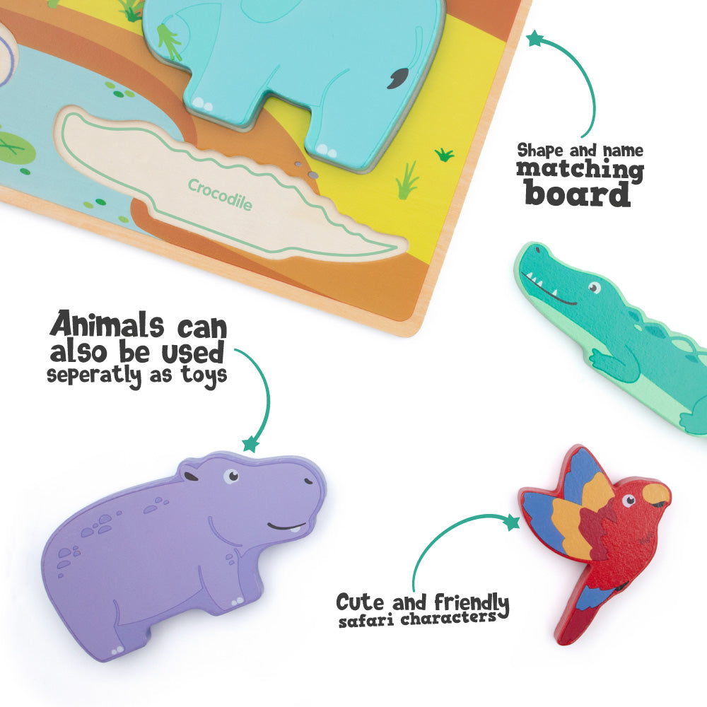 Safari Chunky Puzzle | Jumini Toys