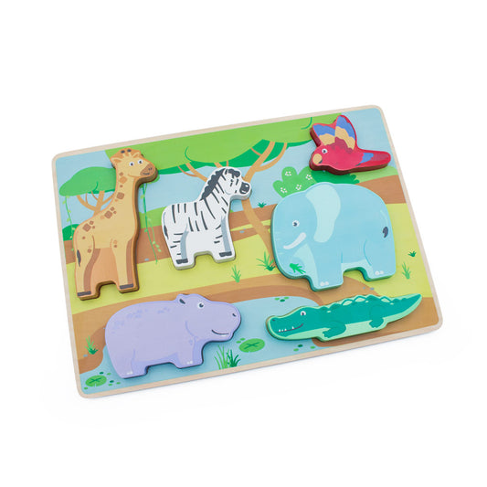 wooden safari puzzle 