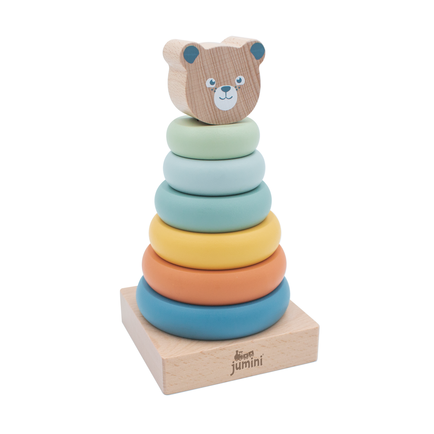 wooden bear stacker