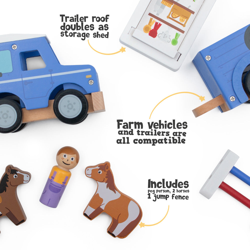 Jeep and Horse Trailer | Jumini Toys