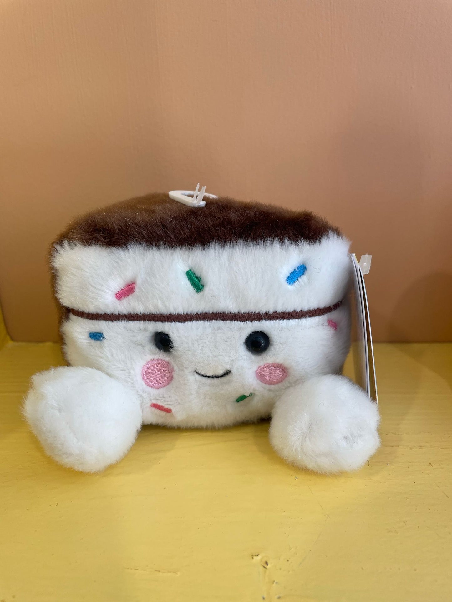 sprinkles cake slice plushie