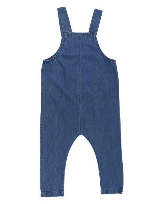 Denim Blue Dungarees - Turtledove London