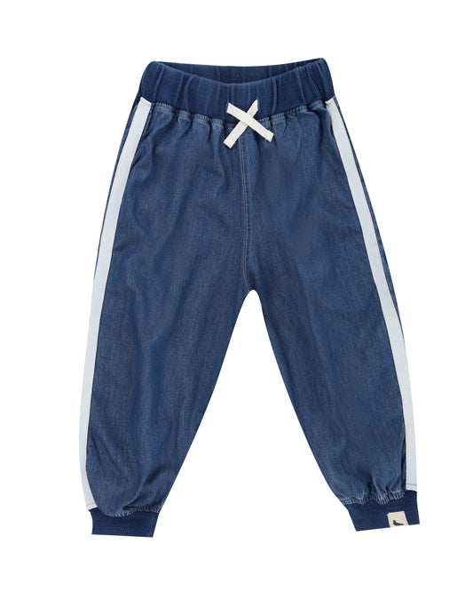 Kids denim joggers