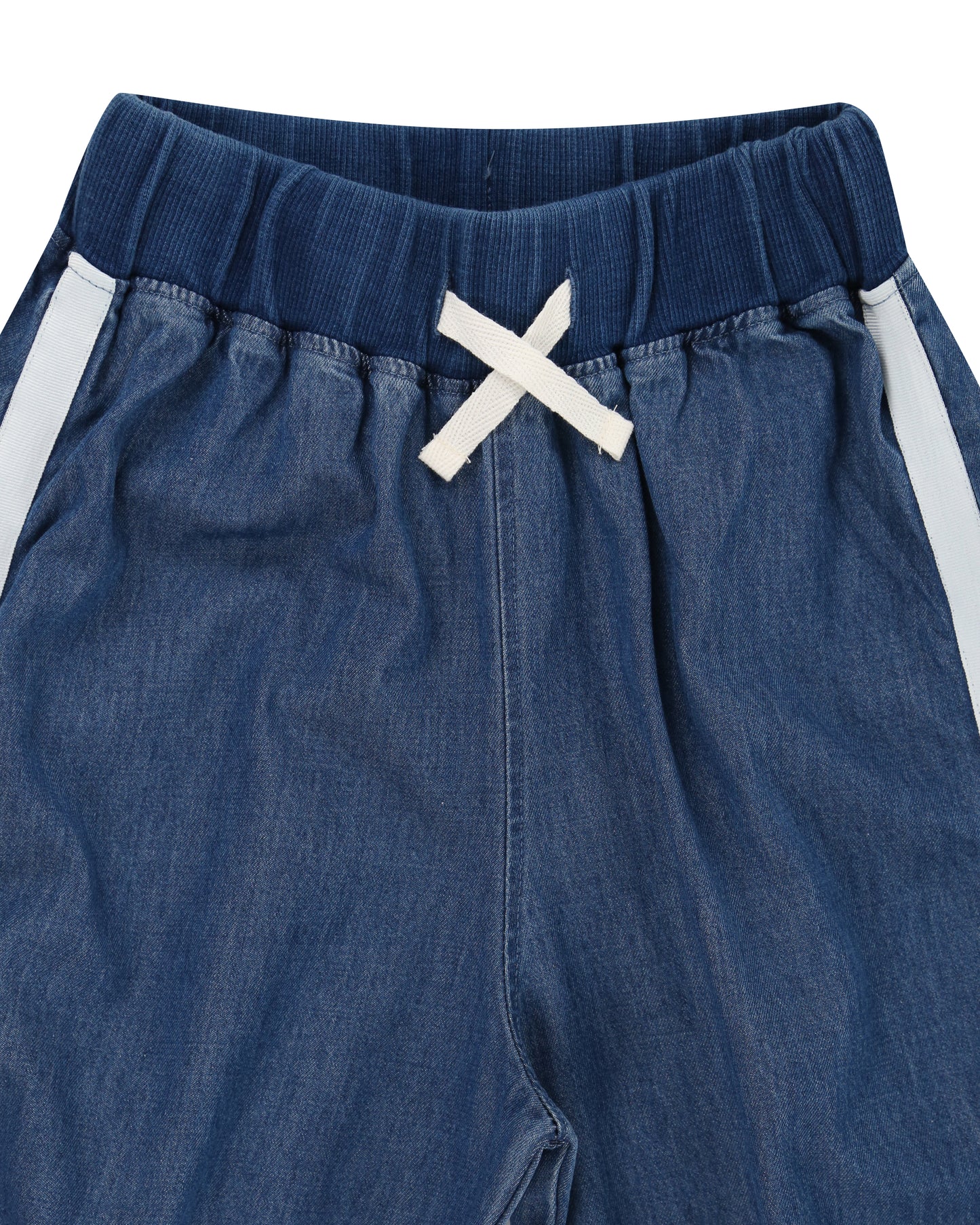 Denim Blue Joggers - Turtledove London