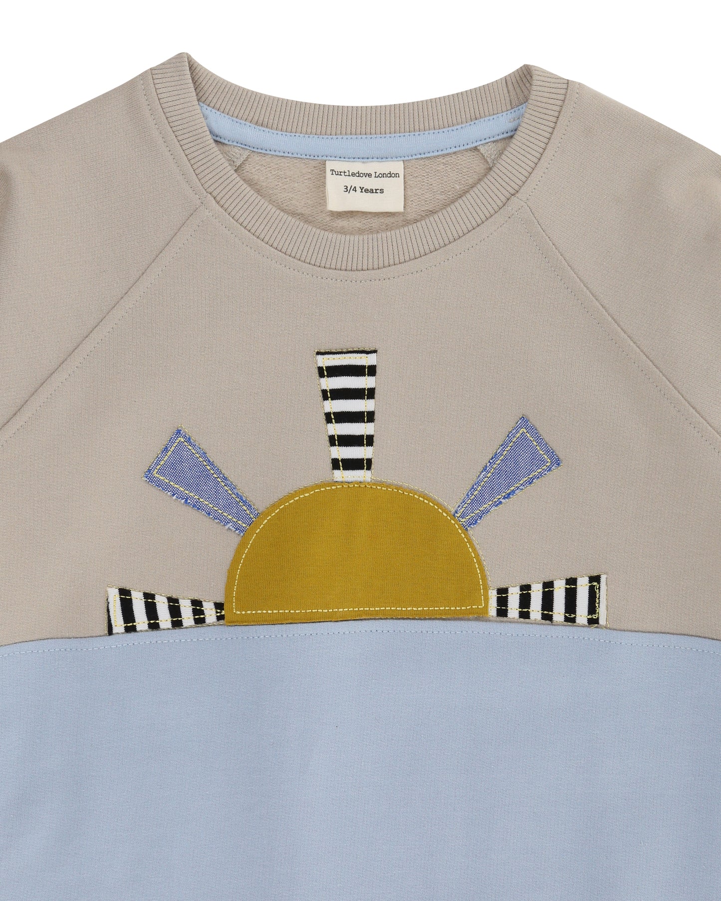 Cut & Sew Sunrise Sweatshirt - Turtledove London