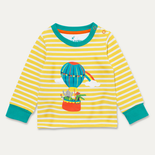Hot Air Balloon Long Sleeve T-Shirt | Ducky Zebra