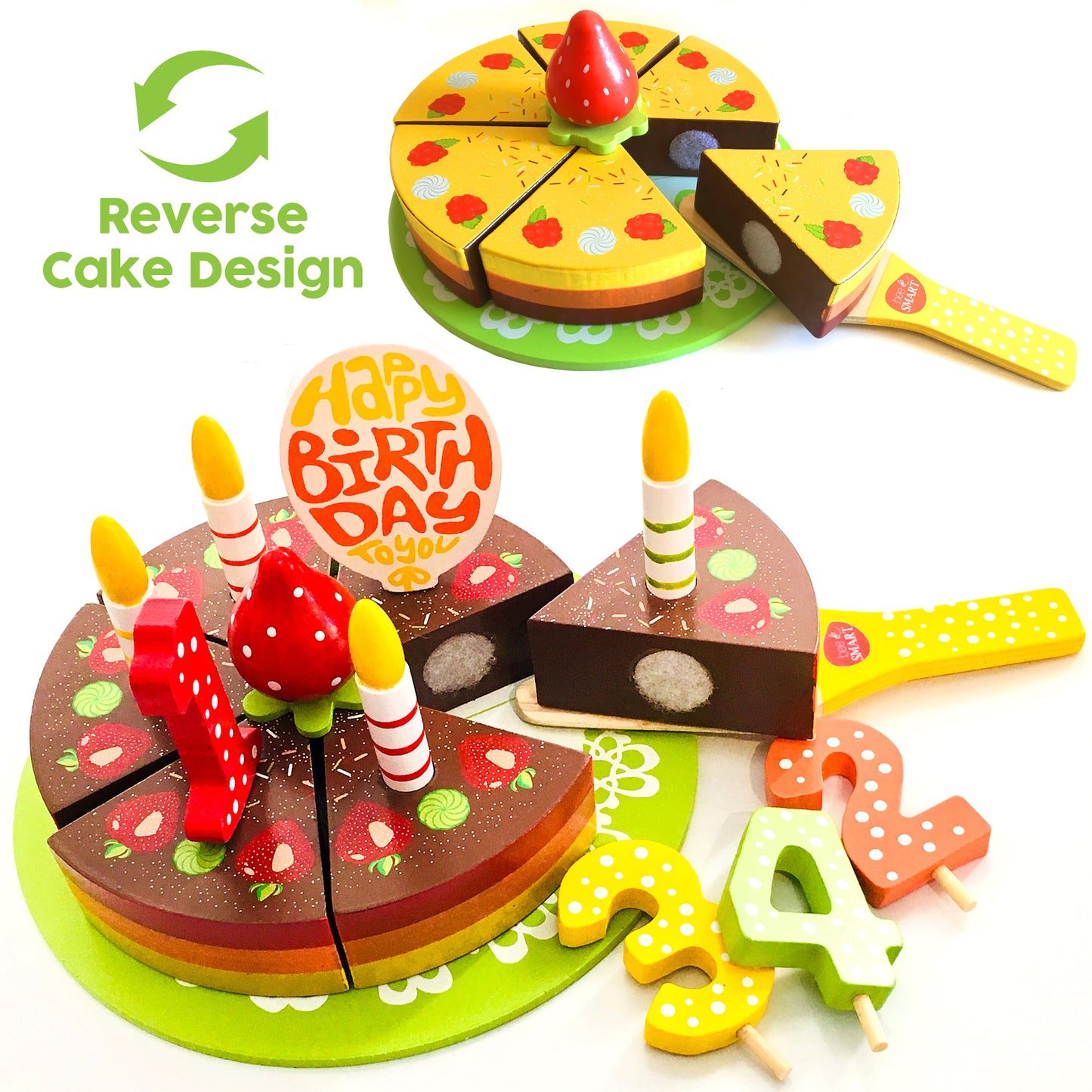 Wooden Celebration Cake | Bee Smart Toys