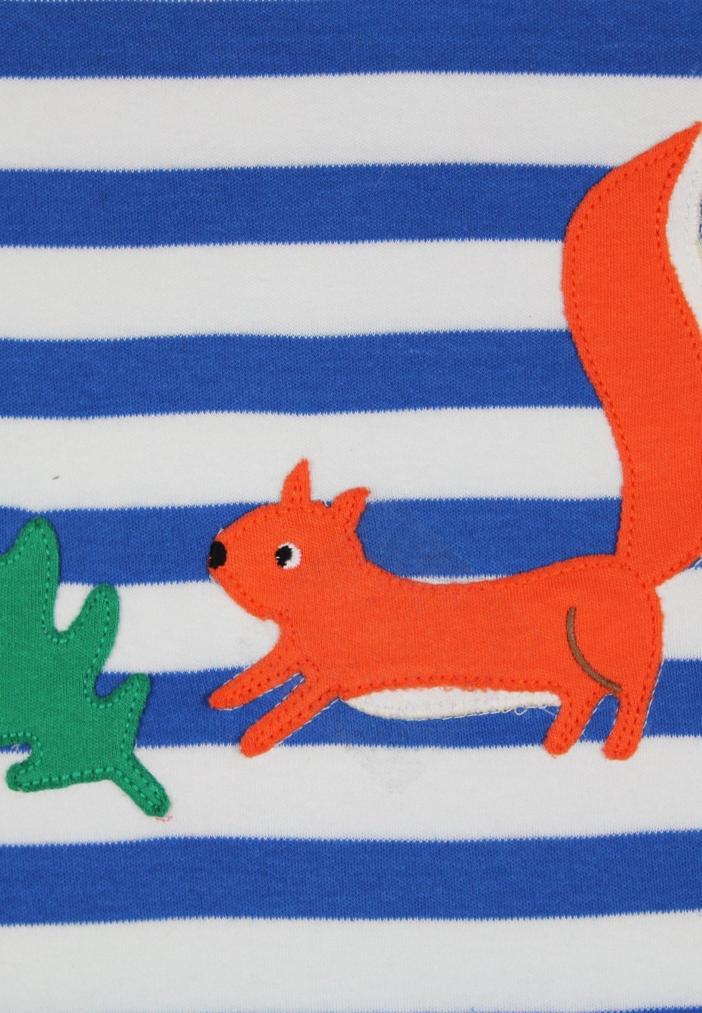 Organic Squirrel Applique Long-Sleeved T-Shirt | Tony Tiger
