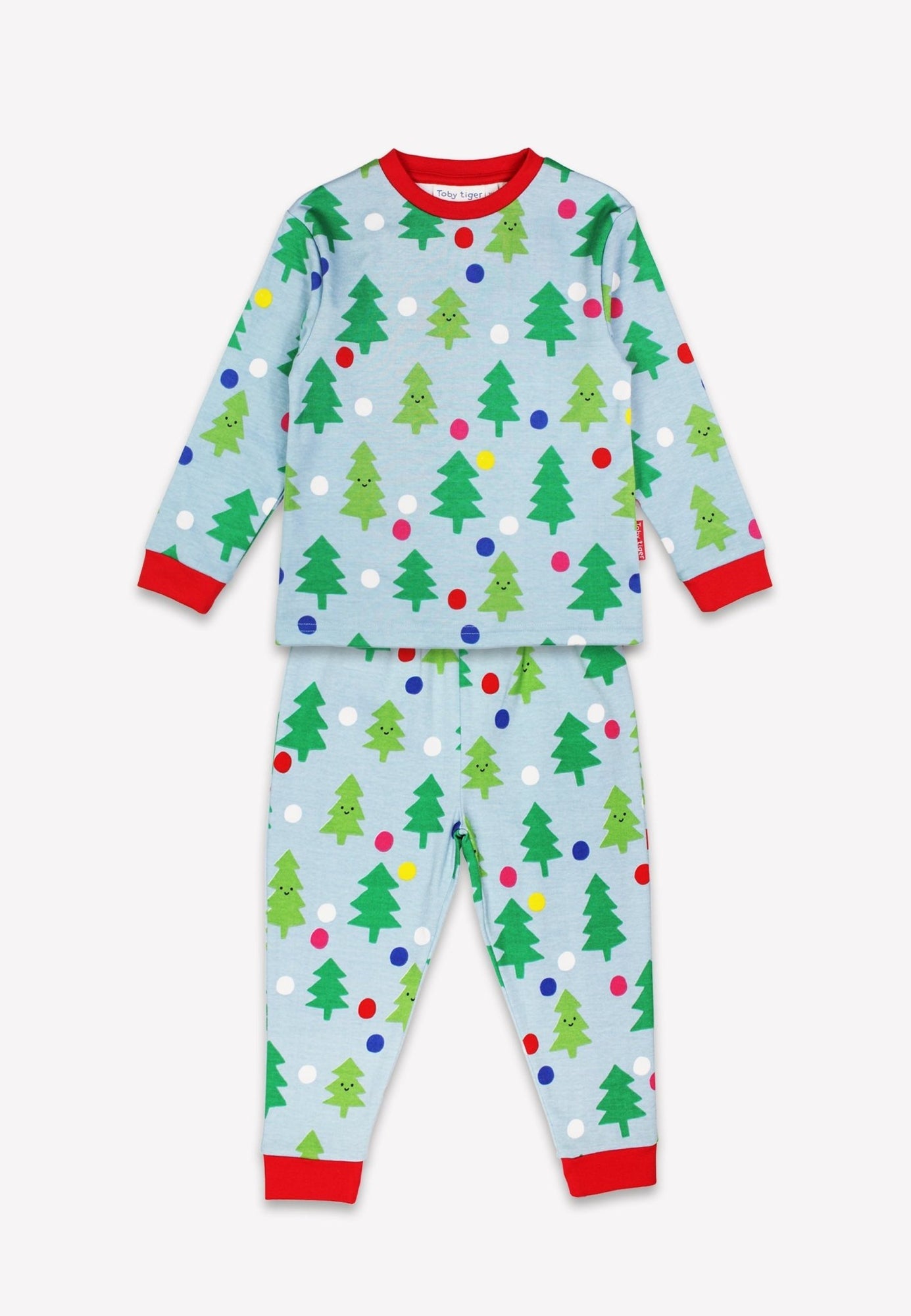 Organic Christmas Tree Print Pyjamas
