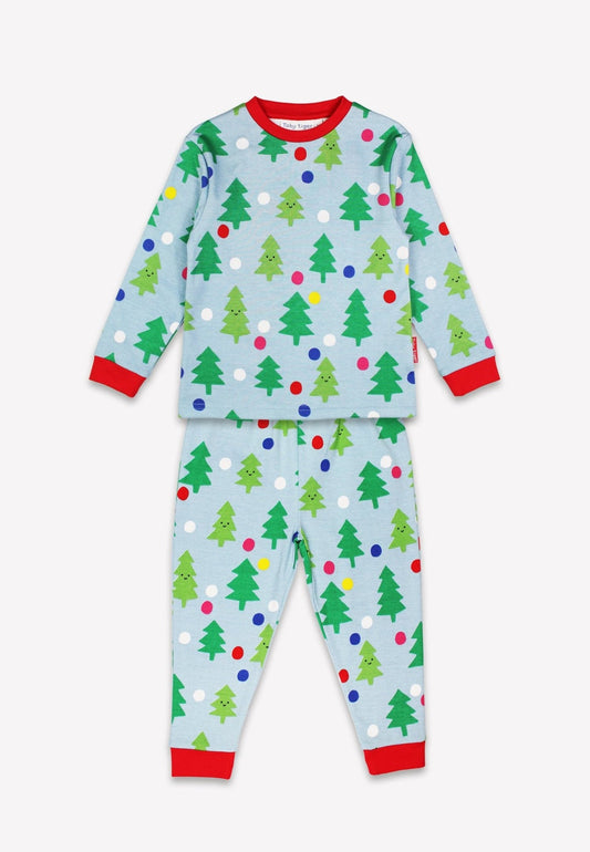 Organic Christmas Tree Print Pyjamas