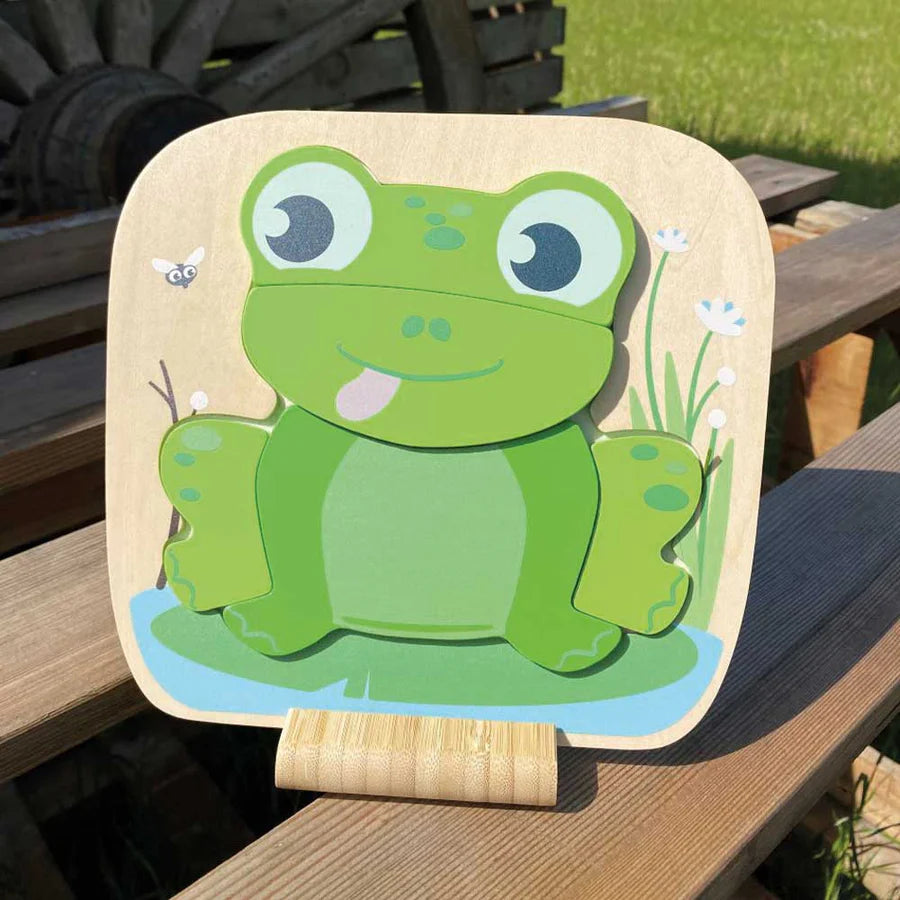 Woodland Frog Raised Puzzle | Jumini Toys