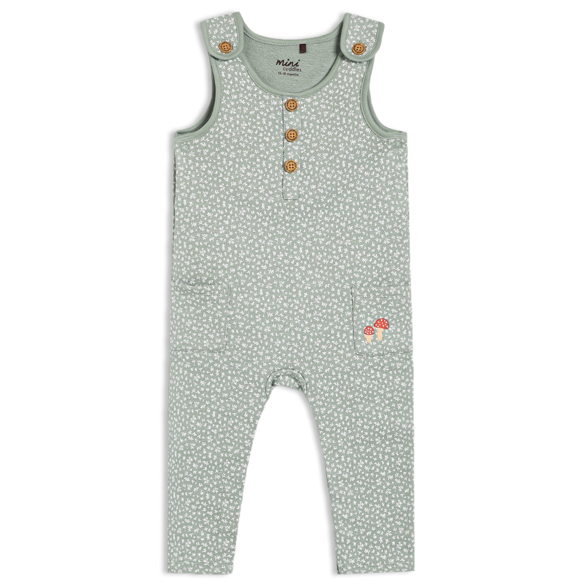Woodland Dungaree 2pc Set | Mini Cuddles