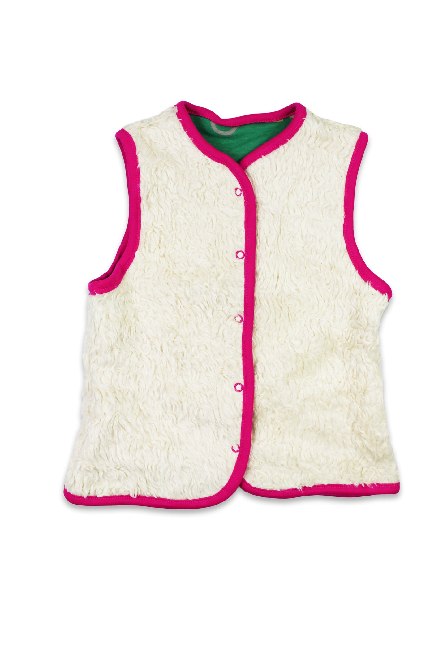 Organic Kitten Print Reversible Gilet | Toby Tiger