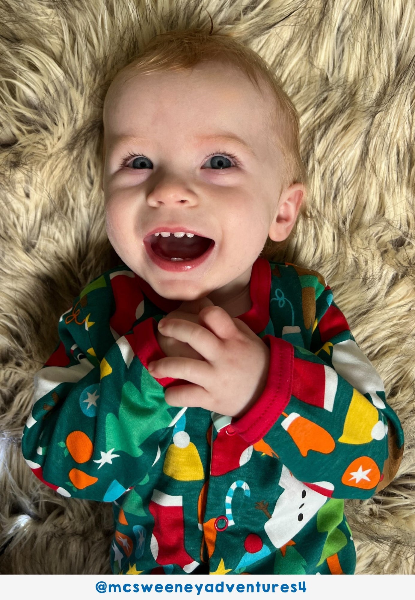 Organic Christmas Print Baby Gift Set | Toby Tiger