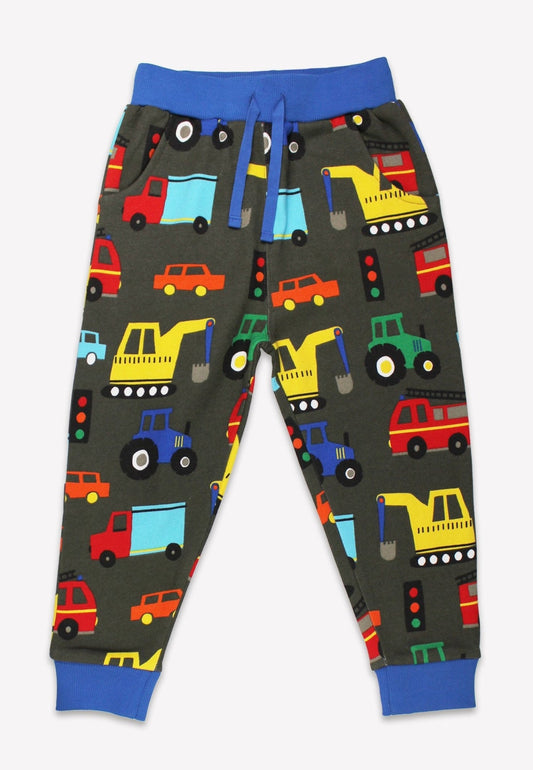 Transport print joggers 