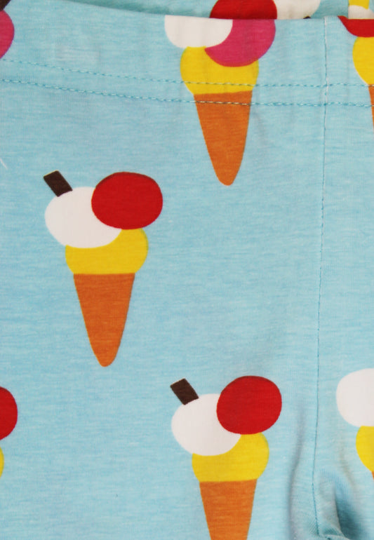 Organic Ice Cream Cones Print Leggings | Toby Tiger