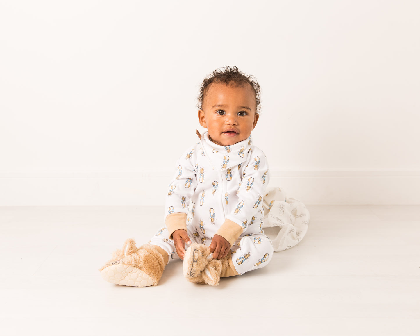 Peter Rabbit™ Neutral Romper Playsuit | Blade & Rose