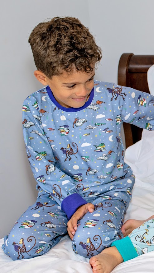 Roald Dahl x Ducky Zebra ‘Storytime’ Kids Pyjamas