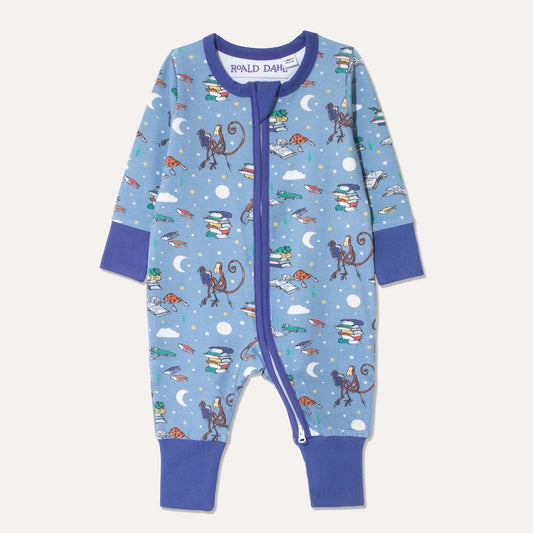 Roald Dahl x Ducky Zebra 'Storytime' Sleepsuit
