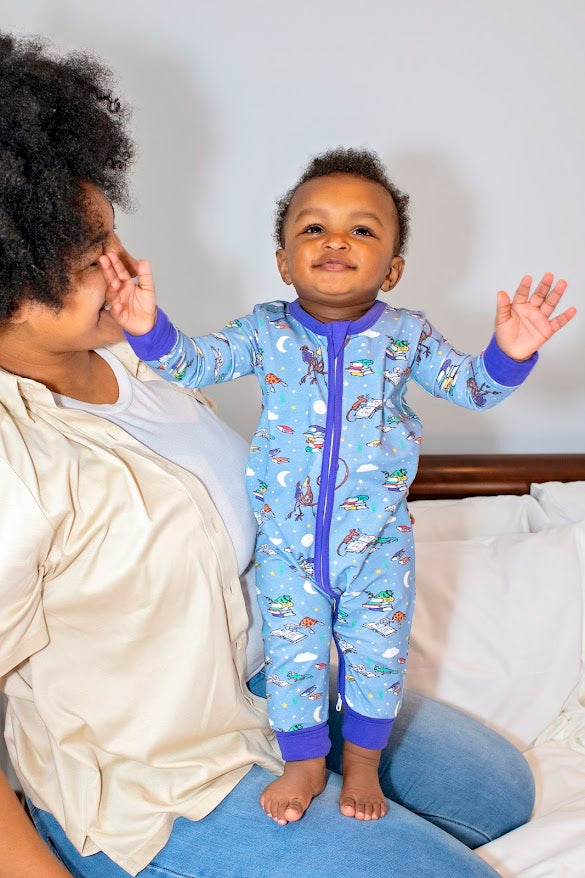 Roald Dahl x Ducky Zebra 'Storytime' Sleepsuit